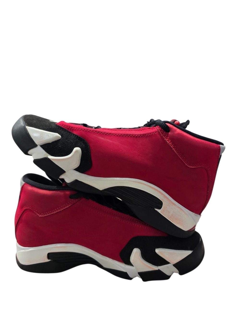 Jordan 14 Retro Gym Red Toro Size 4Y - Picture 10 of 12